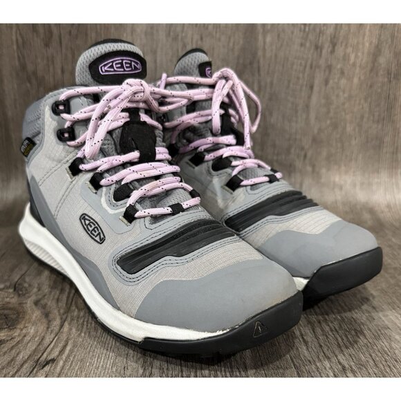 Keen Shoes - Keen Tempo Flex Boots Women's Size 6.5 Gray Synthetic Casual Hiking WP Shoes
